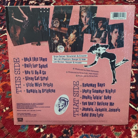 Vintage Stray Cats 1982 vinyl - Picture 2 of 6
